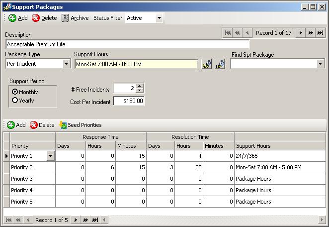 Phaseware Tracker Software Screenshot 2