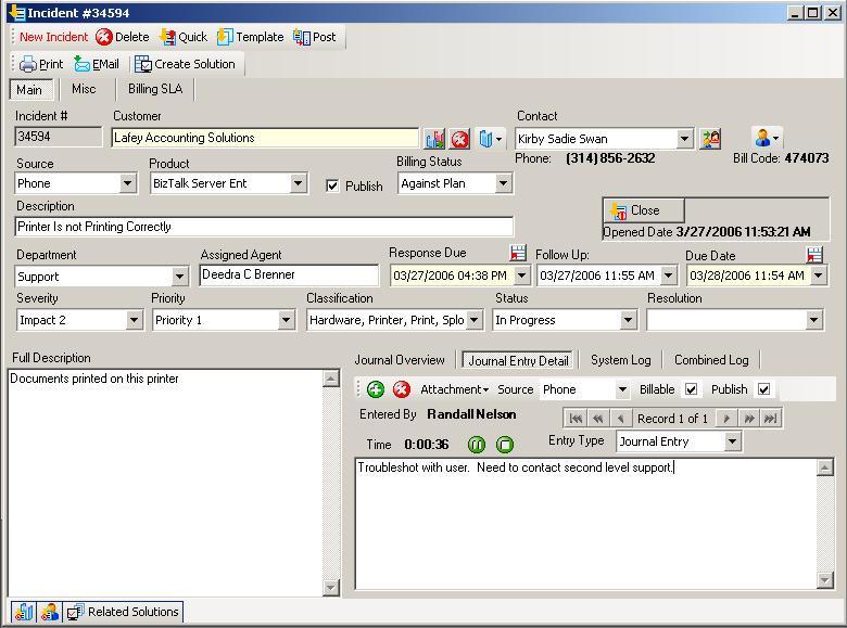 Phaseware Tracker Software Screenshot 4