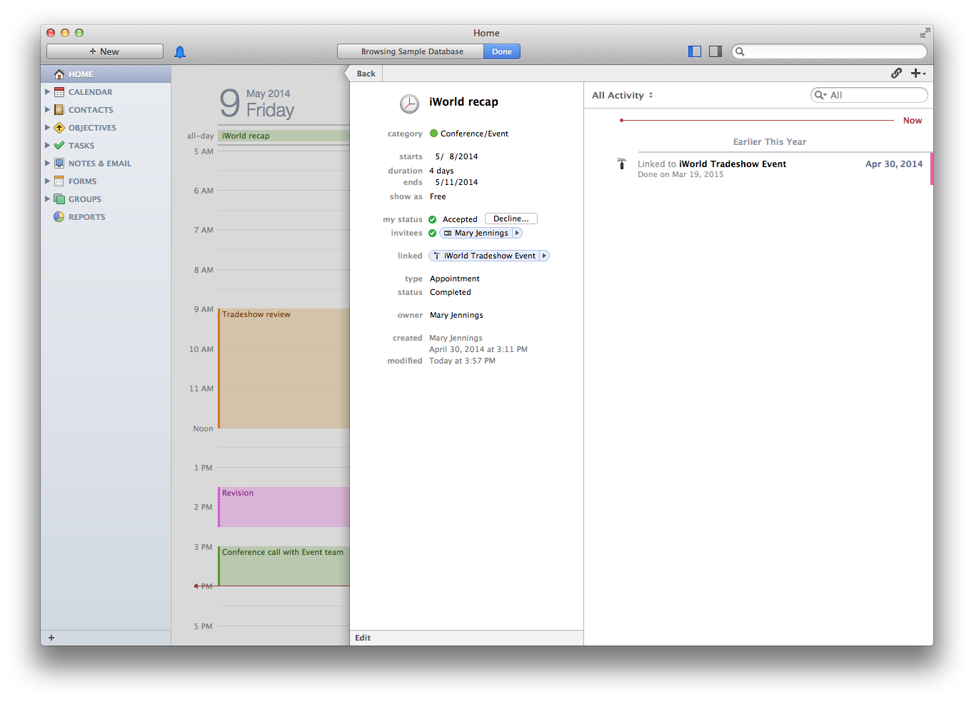 Daylite Software Screenshot 2