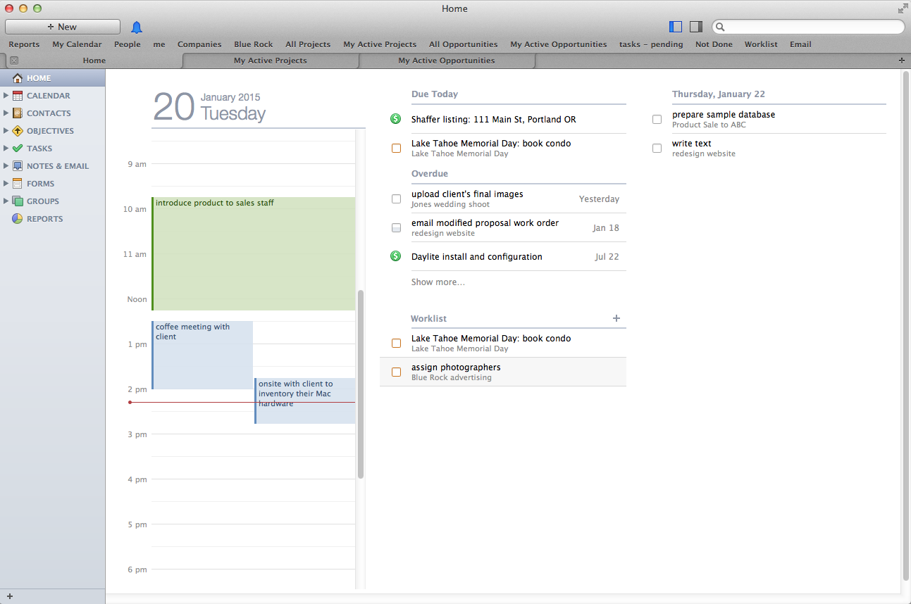 Daylite Software Screenshot 3
