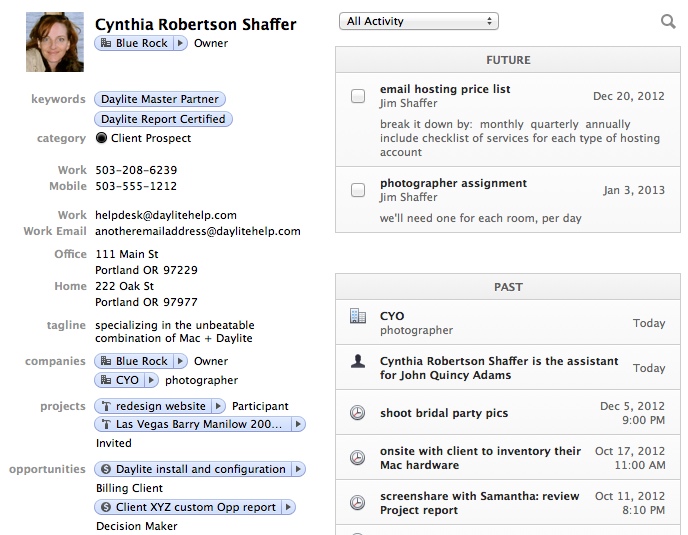 Daylite Software Screenshot 5