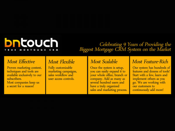 BNTouch Mortgage CRM  Software Screenshot 3