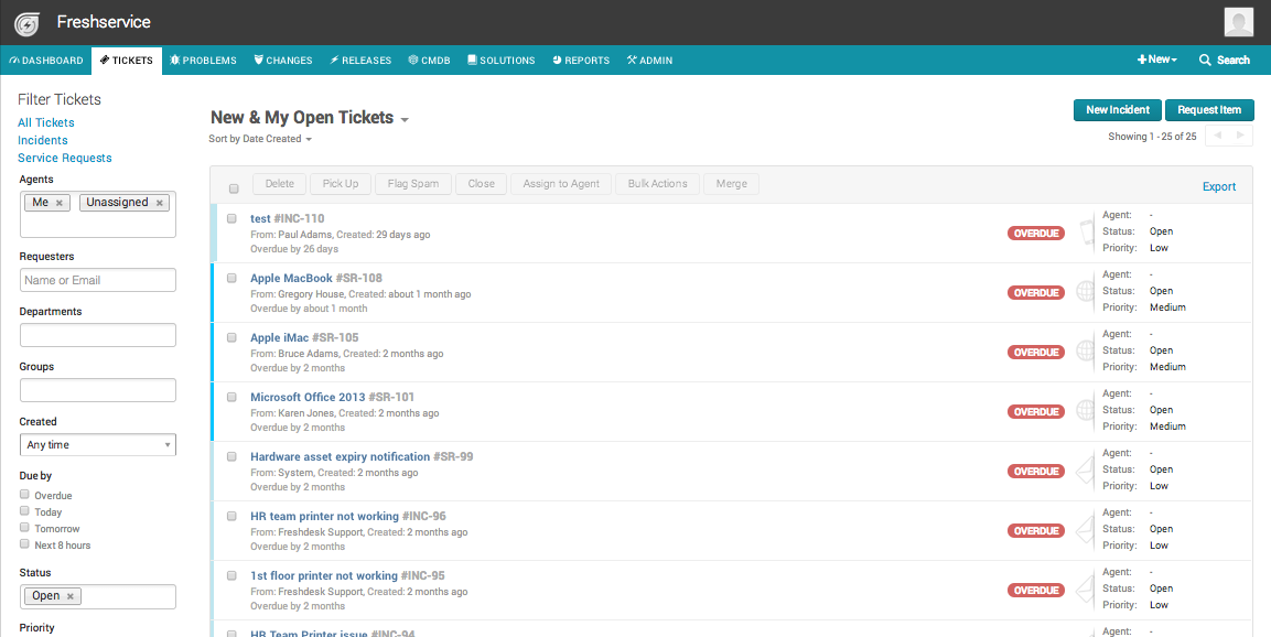 Fresh Service Software Screenshot 2
