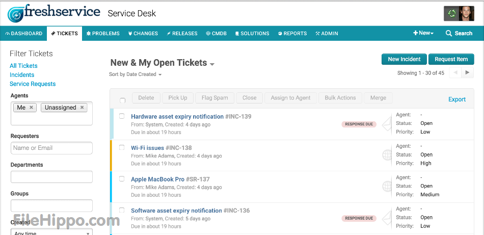 Fresh Service Software Screenshot 3