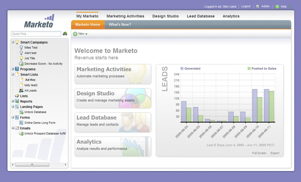 Marketo Software Screenshot 6