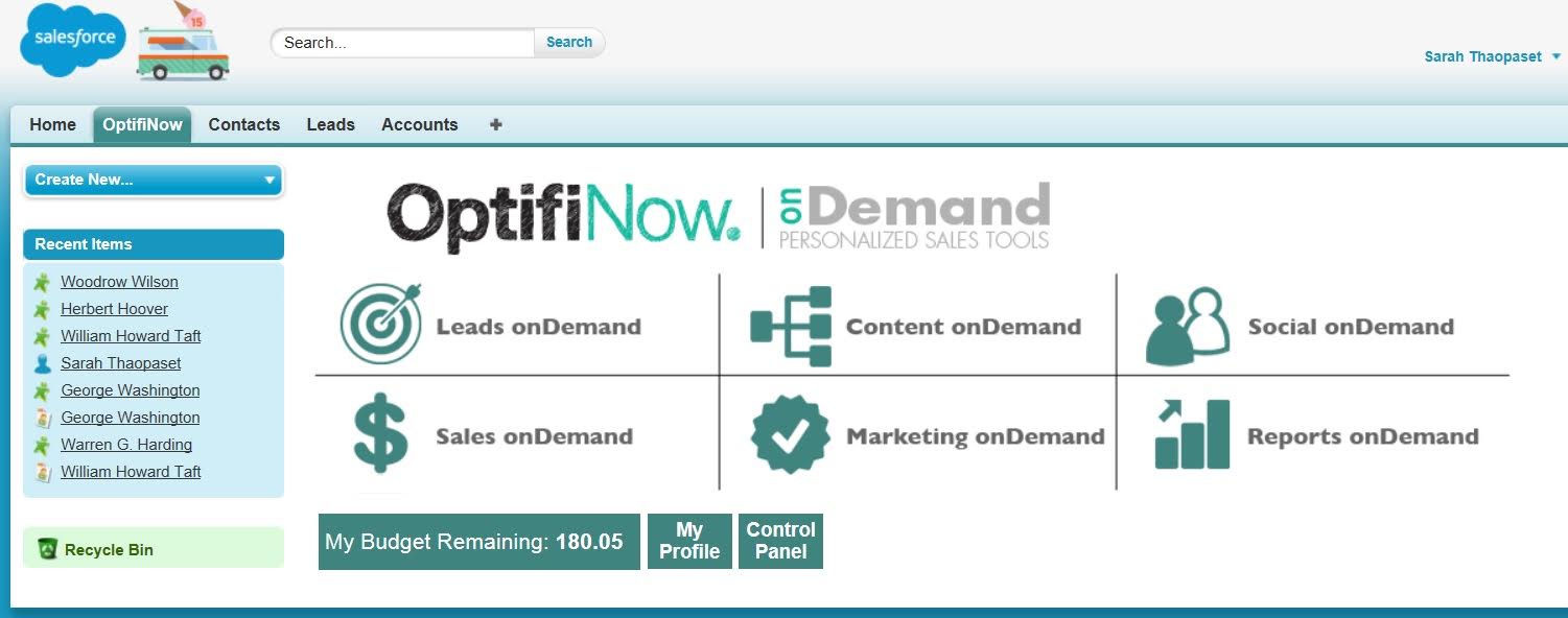 Optifinow Software Screenshot 3
