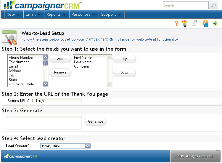 CampaignerCRM Software Screenshot 4