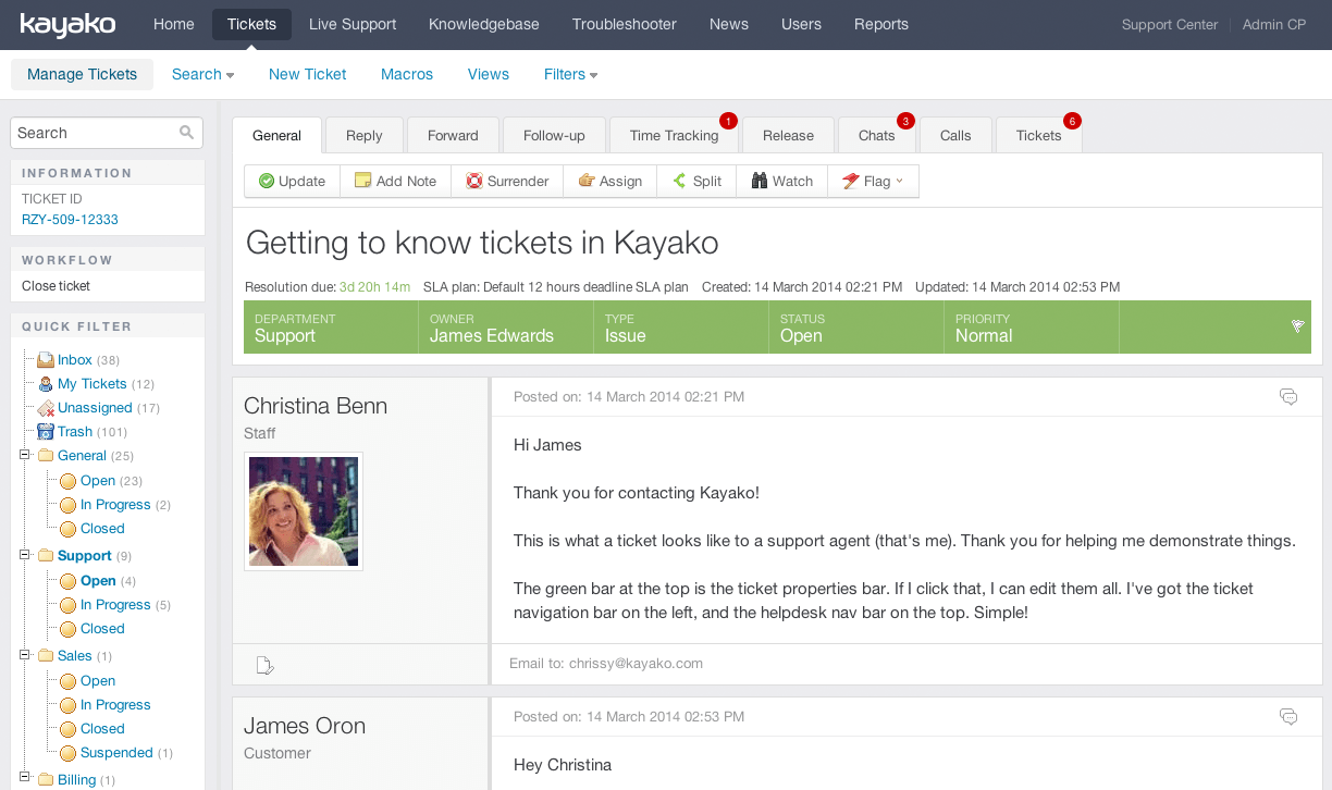 Kayako Software Screenshot 6