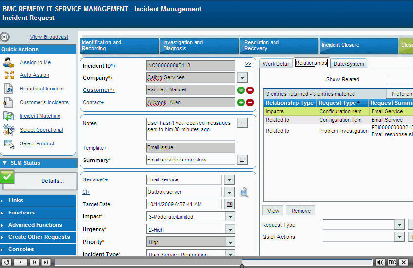 BMC Remedyforce  Software Screenshot 5