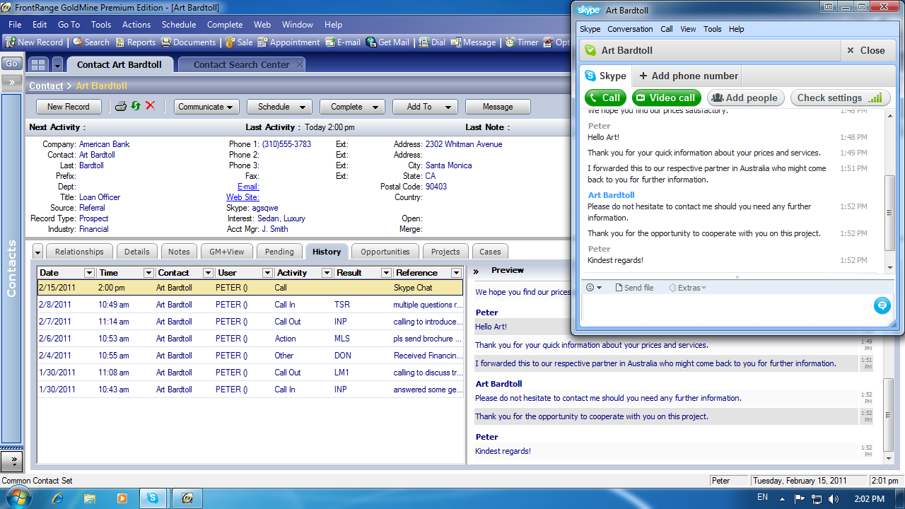 GoldMine Software Screenshot 5