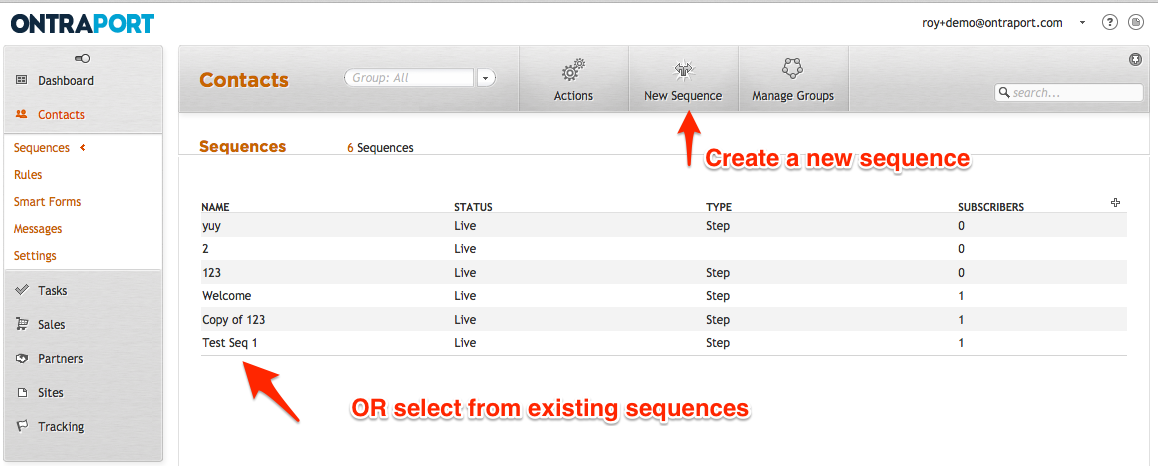 Ontraport Software Screenshot 2