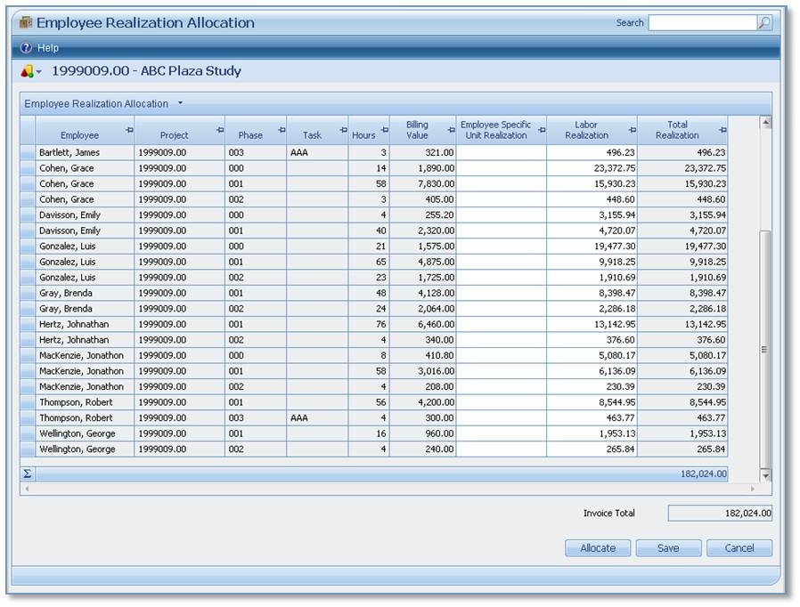 Deltek Vision Software Screenshot 6