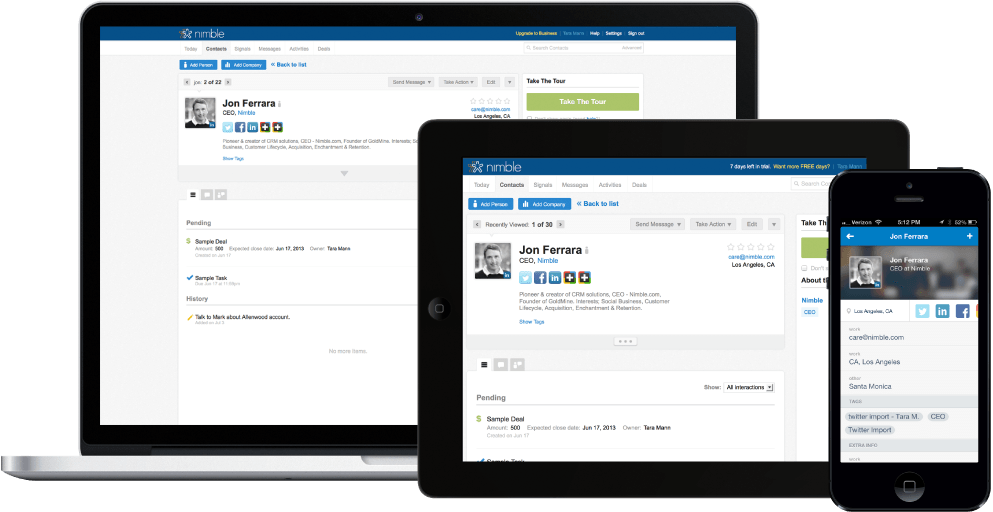 Nimble CRM Software Screenshot 6