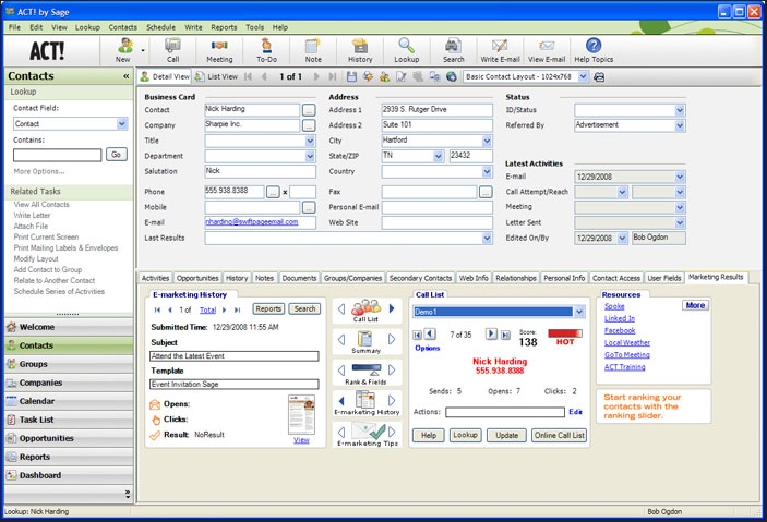 Act! CRM Software Screenshot 4