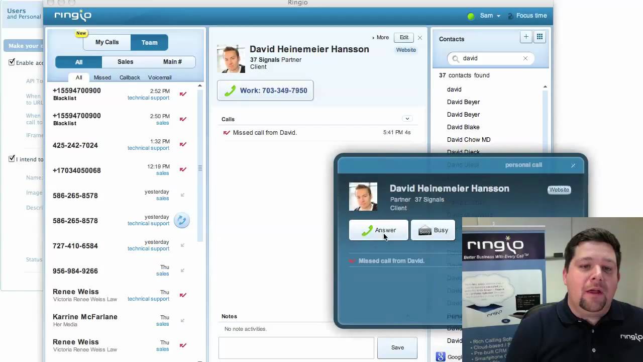 Ringio Software Screenshot 6