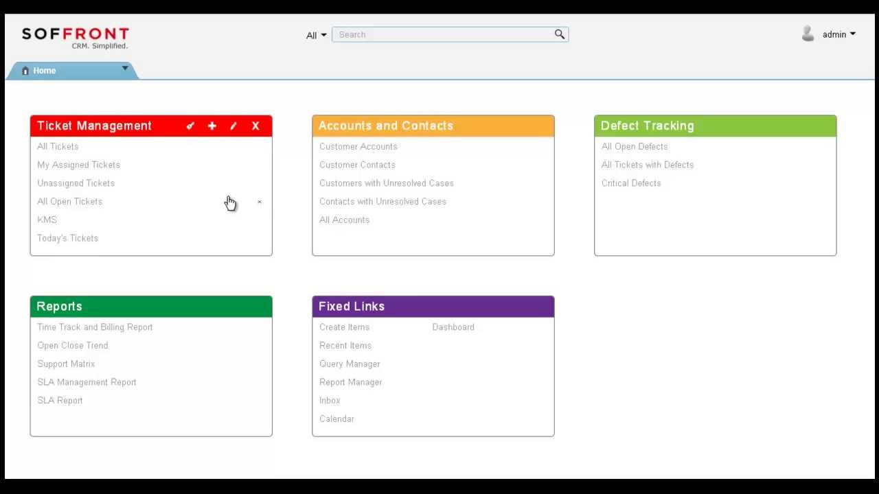 Soffront CRM  Software Screenshot 4