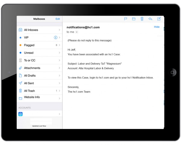 Healthcare Relationship Cloud Software Screenshot 2