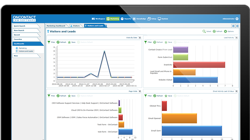 OnContact CRM Software Screenshot 3