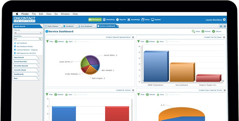 OnContact CRM Software Screenshot 4